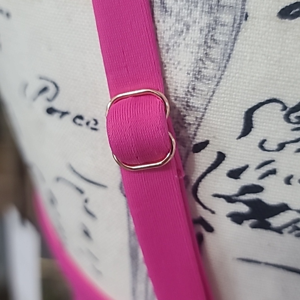 Shade & Shore Hot Pink Criss Cross With Underwire Bikini Top - Picture 5 of 9